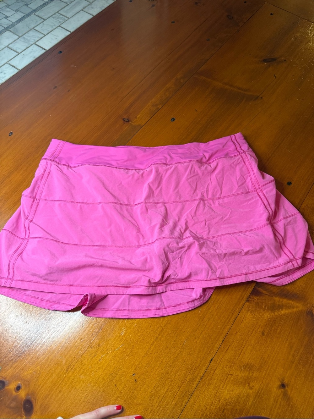lululemon athletica Bright Pink Athletic Skort